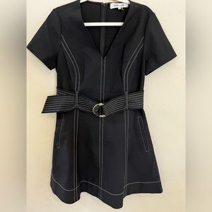 Diane Von Furstenberg DVF belted mini dress